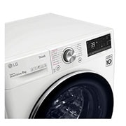 LG WiFi connected | 9kg | Washing Machine | 1560 rpm | Auto Dose | AI DD™ | Direct Drive™ | Steam™ | TurboWash™360 | White, F6V909WTSA
