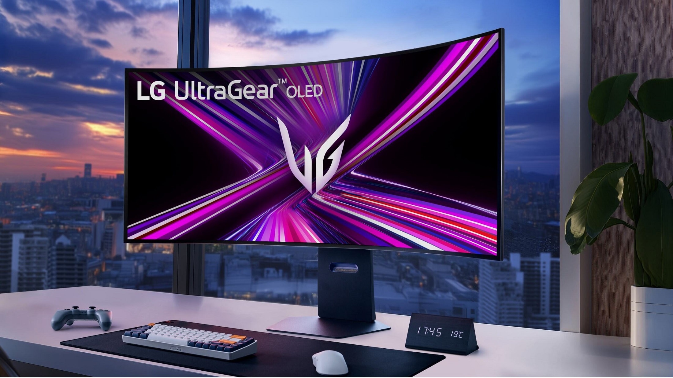 LG Unveils World’s First Bendable 5K2K Gaming Monitor, Winner of Three Awards at CES 2025