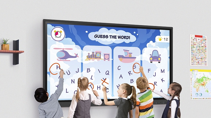 LG CreateBoard Standard 55TR3DK interactive digital board for classrooms