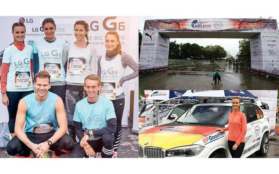 Das #togetherwithG6-Team auf dem Wings for Life World Run 2017