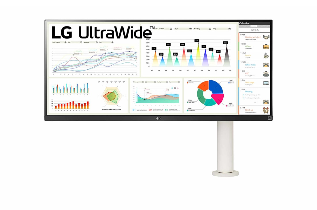 LG Monitor QHD UltraWide™ 21:9 de 34'' (2560 x 1080), 34WQ680-W, 34WQ680-W