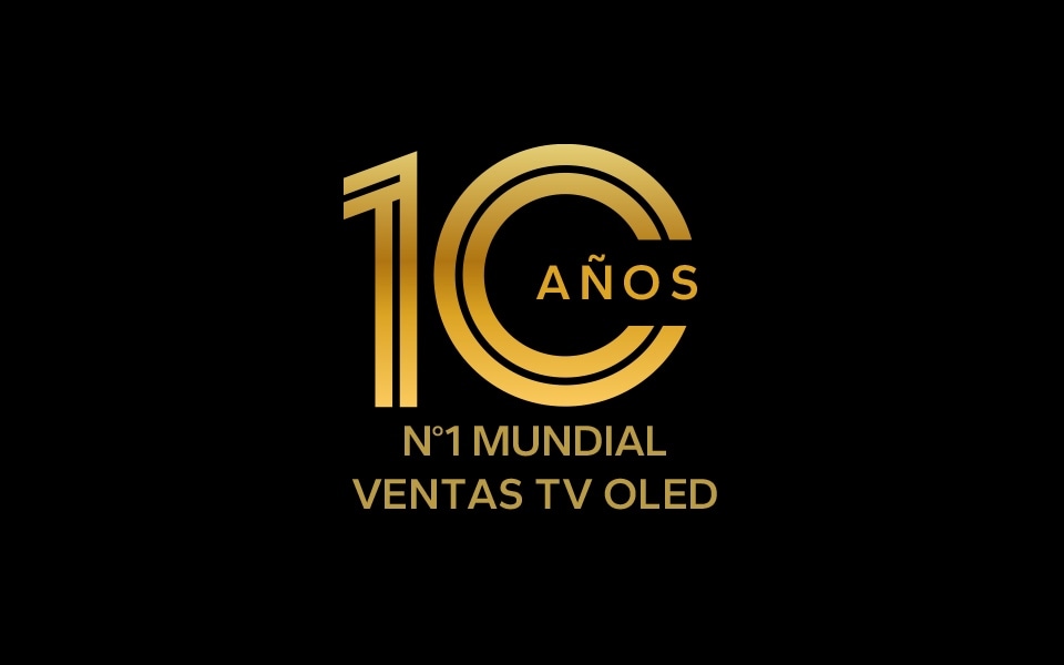 10 años del televisor OLED n.º 1 del mundo 1 DEL MUNDO
