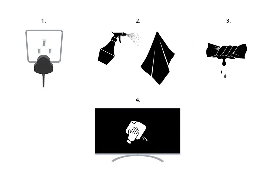  Los pasos para limpiar un televisor OLED