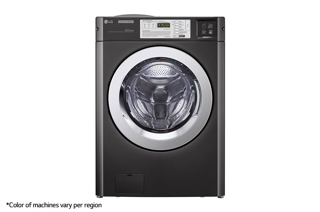 LG 5.2 cu.ft Large Capacity Frontload Washer, Front view, CWT29MDCRB