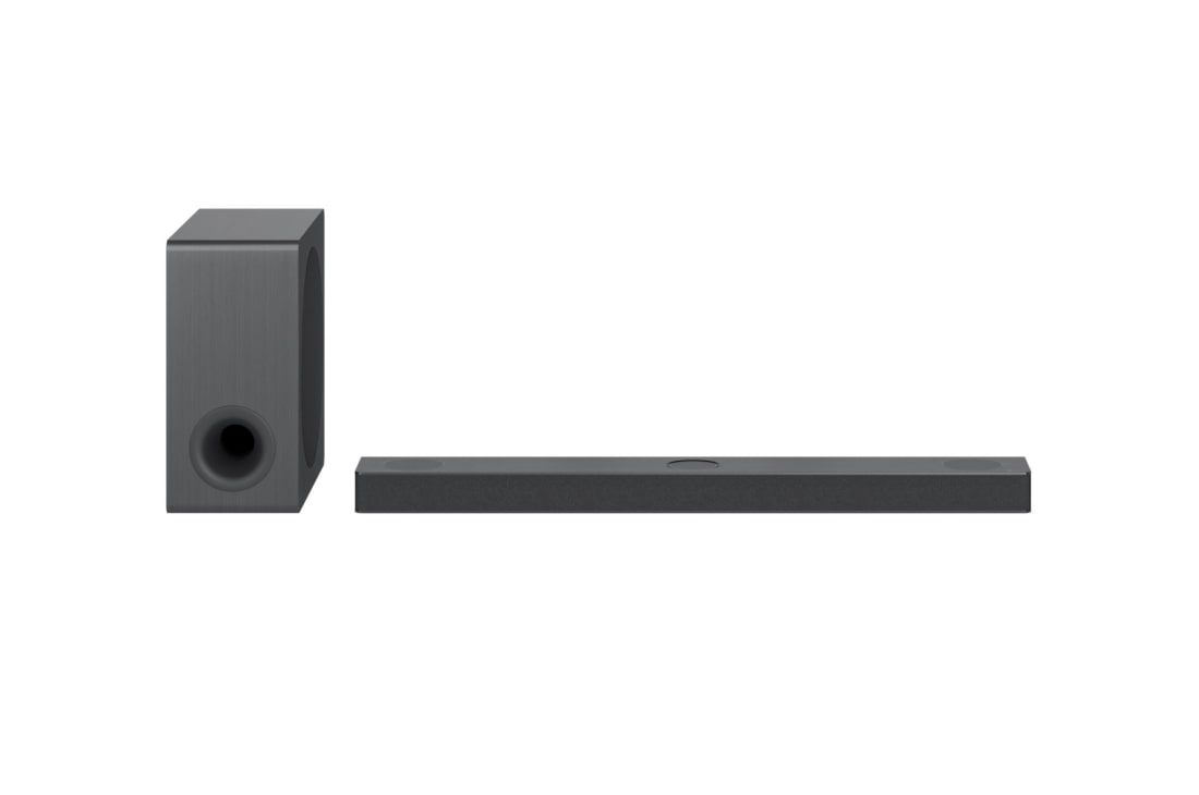 LG Soundbar LG S80QY, Vedere frontală cu subwoofer, S80QY