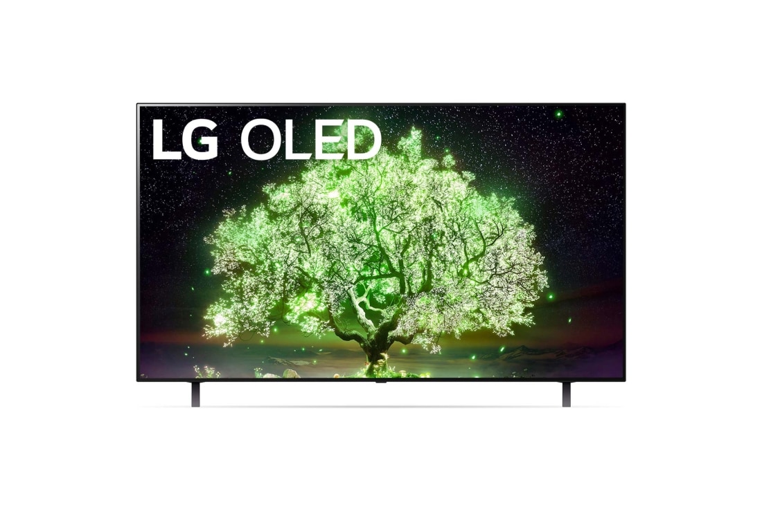 LG OLED LG A1 | 65 inch | Dolby Vision IQ & Dolby Atmos | ThinQ AI | 4K Smart OLED TV, front view, OLED65A13LA