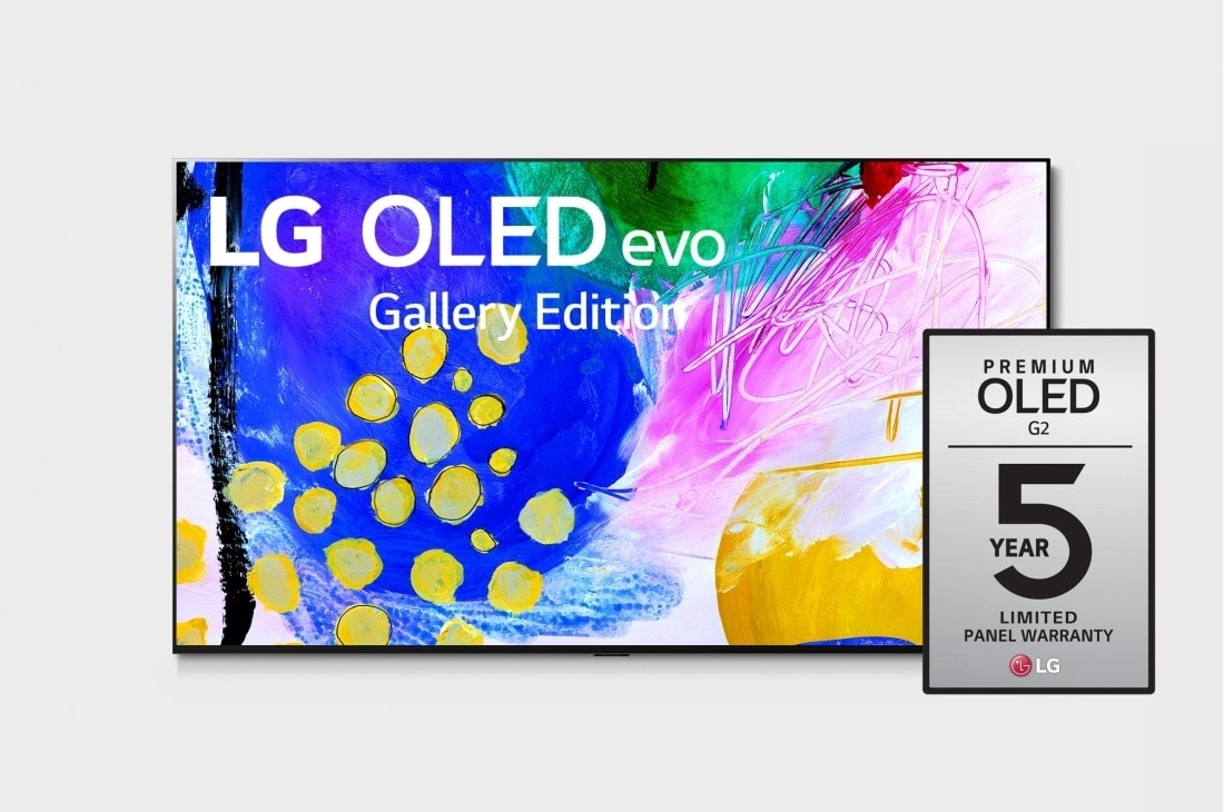 LG OLED LG G2 | 97 inch | evo Gallery Edition | Dolby Vision IQ și Dolby Atmos, Vedere frontală, OLED97G29LA