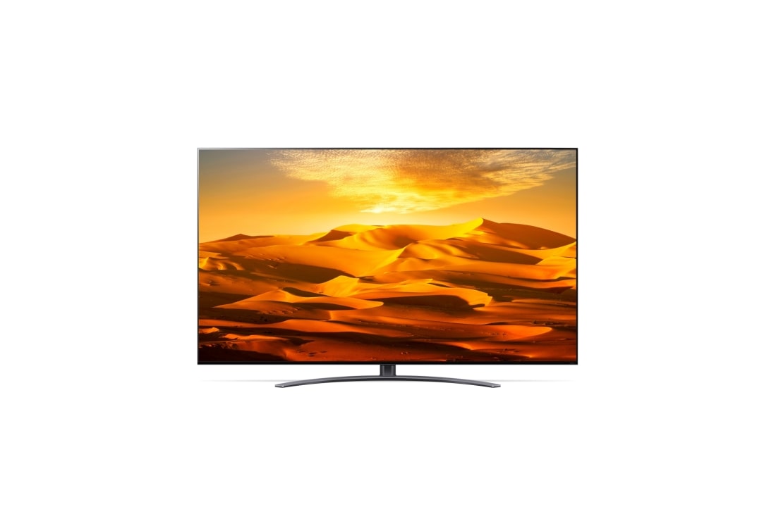 LG Televizor LG QNED91, MiniLED, Quantum Dot NanoCell, ThinQ | 85'', Vedere frontală a televizorului , 86QNED913QE