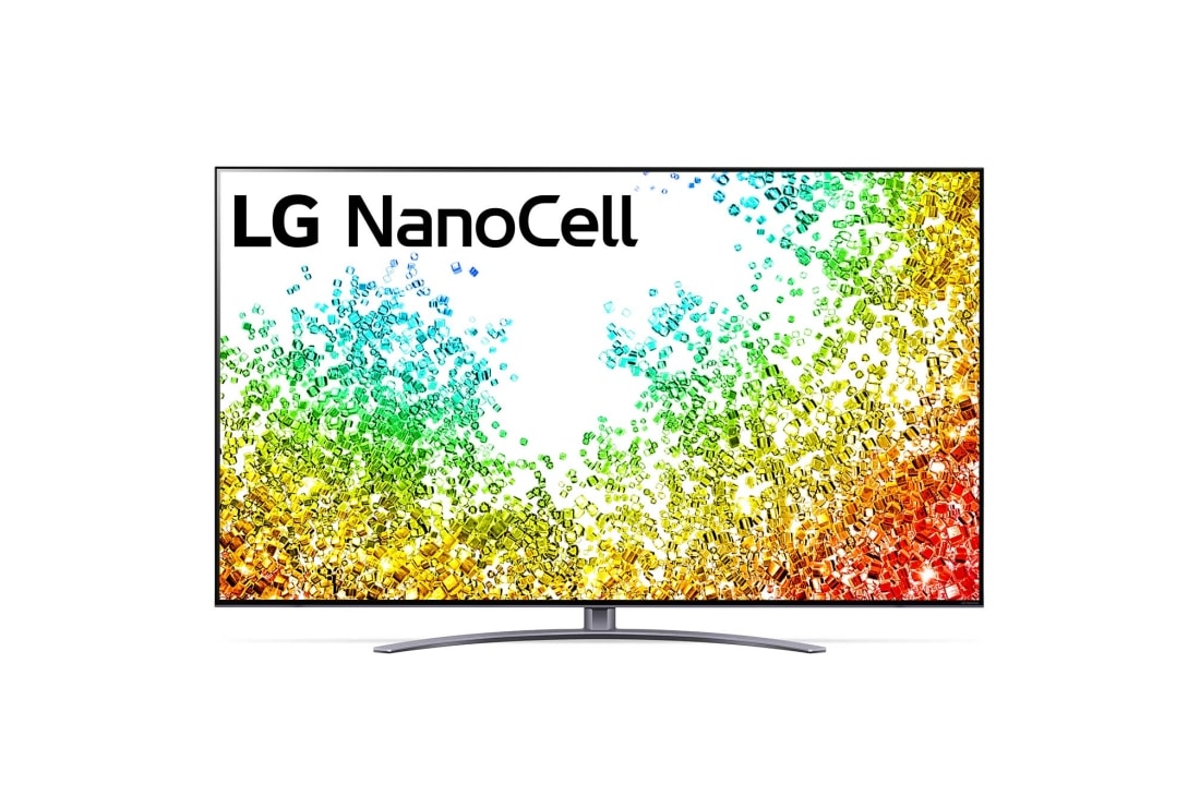 LG 8K NanoCell телевизор LG 75'', Вид телевизора LG NanoCell спереди, 75NANO966PA