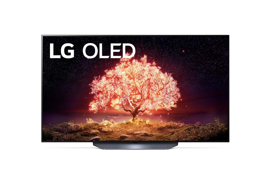 LG 4K OLED телевизор 55'' LG OLED55B1RLA, front view, OLED55B1RLA