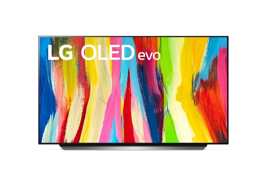 LG 4K OLED телевизор 48'' LG OLED48C2RLA, Вид спереди , OLED48C2RLA