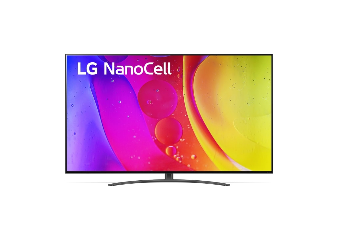 LG 4K NanoCell телевизор 50'' LG 50NANO829PA, Вид телевизора LG NanoCell спереди, 50NANO829QB