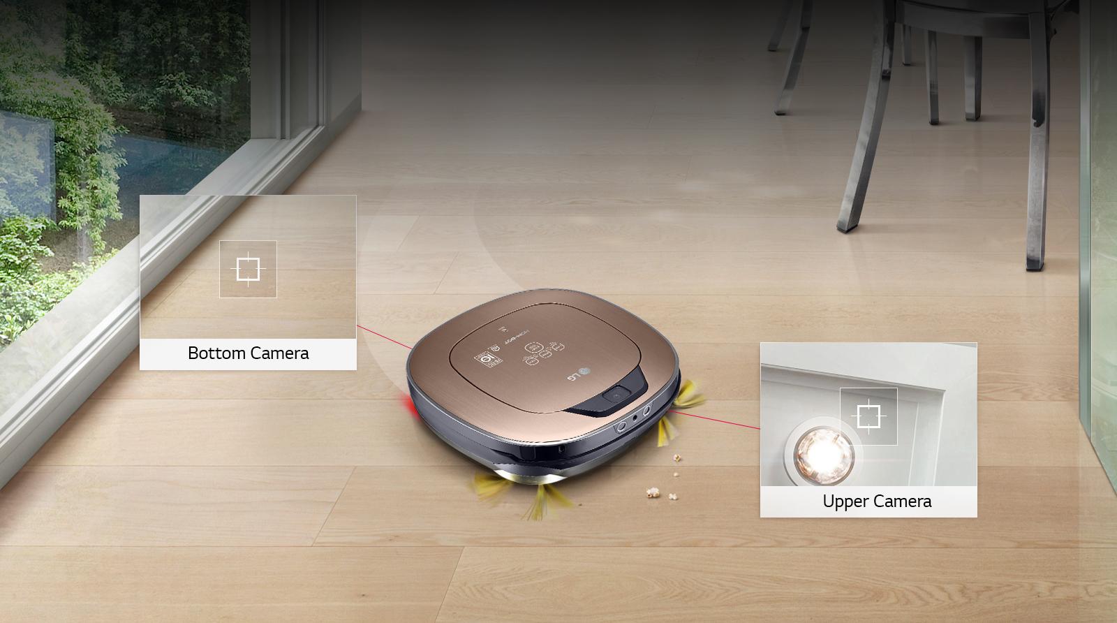 LG CR5765GD HomBot Square Robotic Smart WiFi Vacuum LG USA