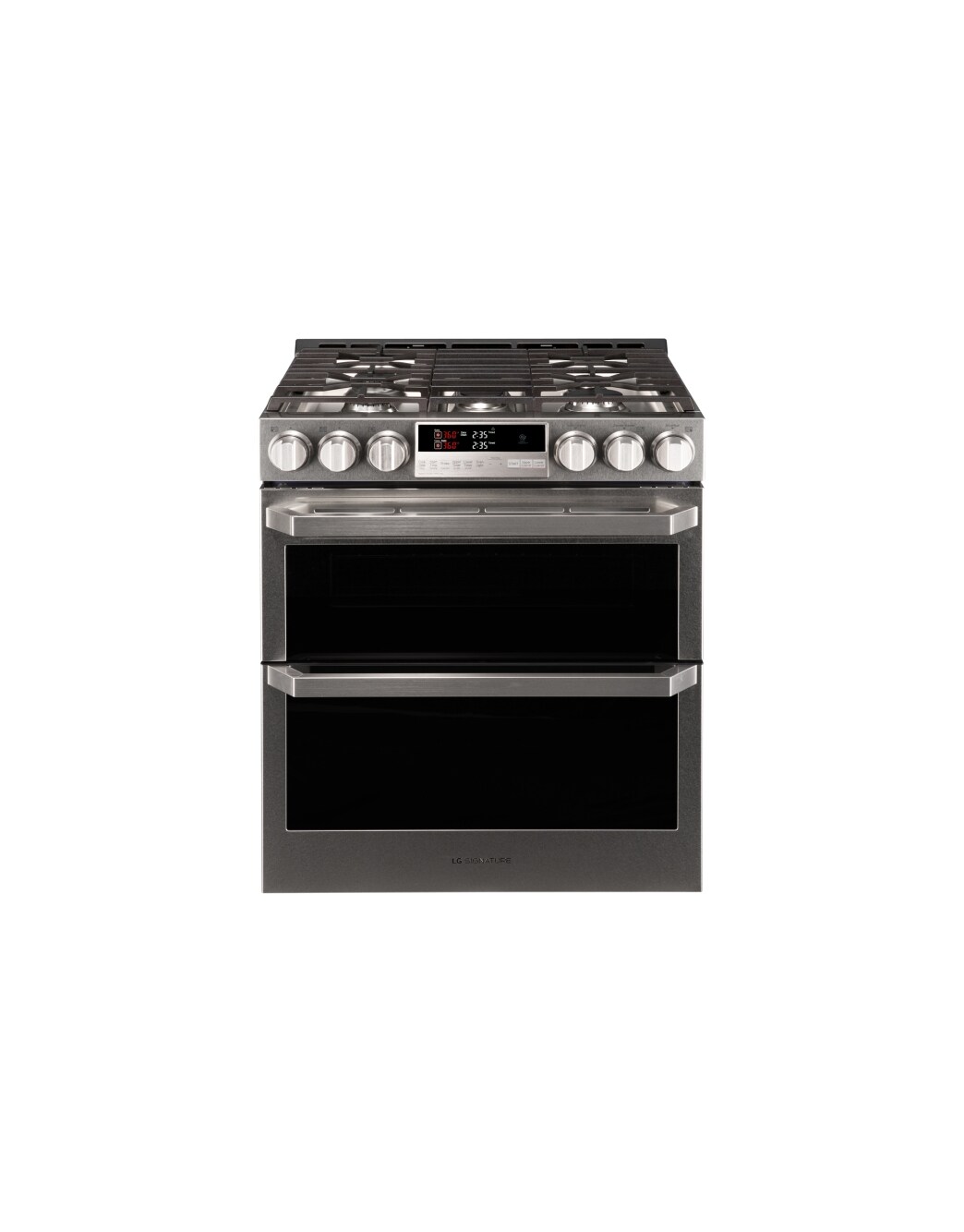 LG SIGNATURE 6 9 Cu Ft Smart Wi Fi Enabled Gas Double Oven Slide In