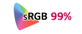 sRGB over 99%