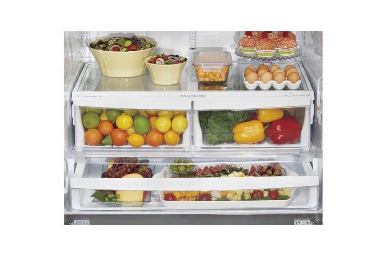 LG LFX28968ST 3Door French Door Smart Cooling Refrigerator LG USA