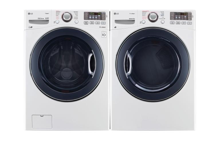 LG WM3770HWA Ultra Large Front Load Smart ThinQ Steam Washer LG USA