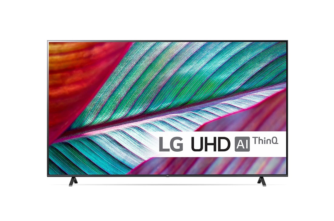 LG 86'' UHD UR76 - 4K TV (2023), LG UHD TV sett forfra, 86UR76006LC