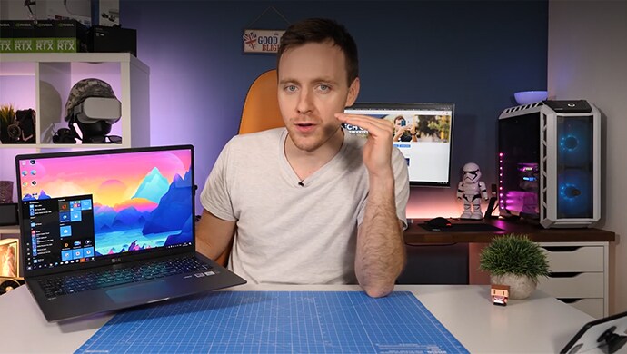 Video thumbnail : The Tech Chap: The Worlds Lightest 17-inch Laptop!