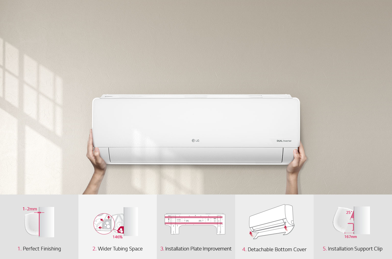 lg dual inverter ac 2 ton