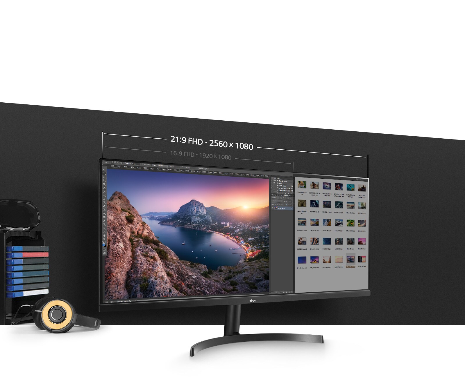 LG 34'' 21:9 UltraWide™ Full HD IPS LED Monitor | LG UAE