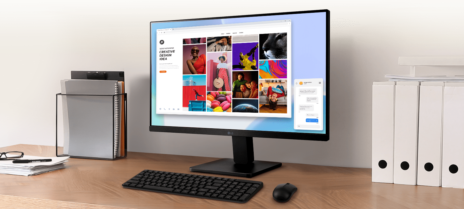 23.8" IPS Full HD display.