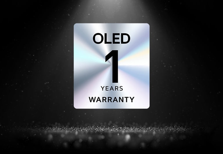 1-YEAR BURN-IN WARRANTY for UltraGear OLED gaming monitor.	