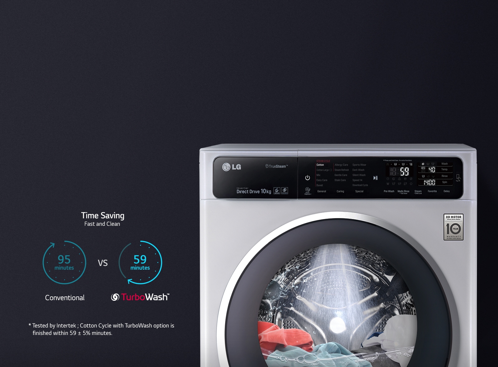 LG Fast & Clean Laundry with TurboWash™ from LG LG UAE