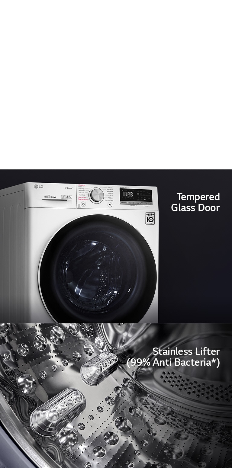 Lg Washer 9 Kg Bigger Capacity Ai Dd Steam Thinq Buy Online Lg Lg Uae