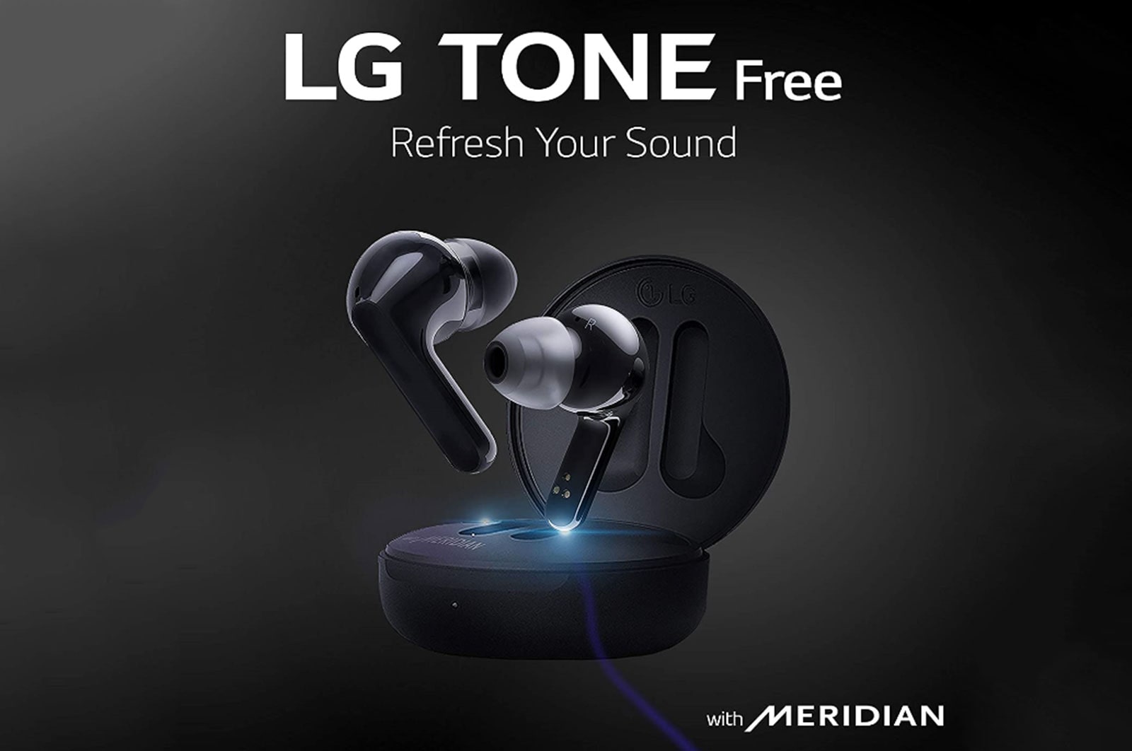 LG Tone Free FN4 True Wireless Black Earbuds | LG UAE