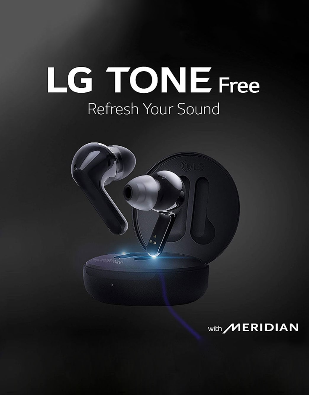 Lg Tone Free Fn4 True Wireless White Earbuds 