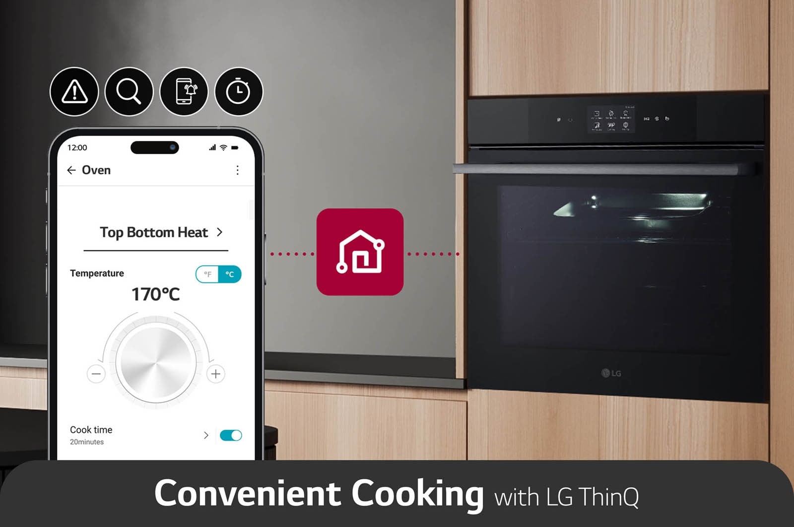 New LG InstaView Oven 76 Liters A++ energy grade | LG UAE