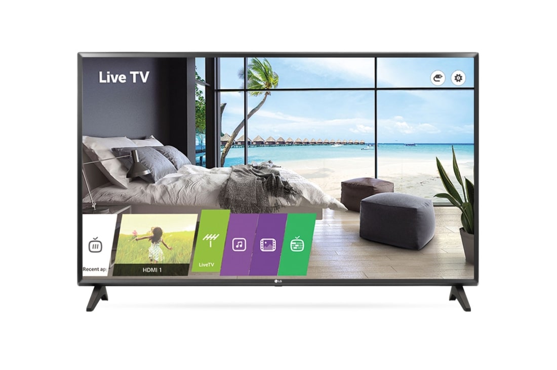 LG 2023 LG 32-inch Hospitality TV, LT340H Series, Front view with infill image, 32LT340HBGA