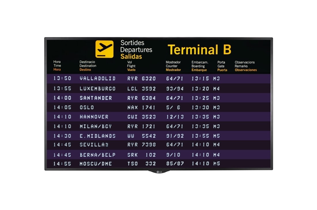 LG 55'' 700 nits  FHD  Standard Signage, 55SH7DB