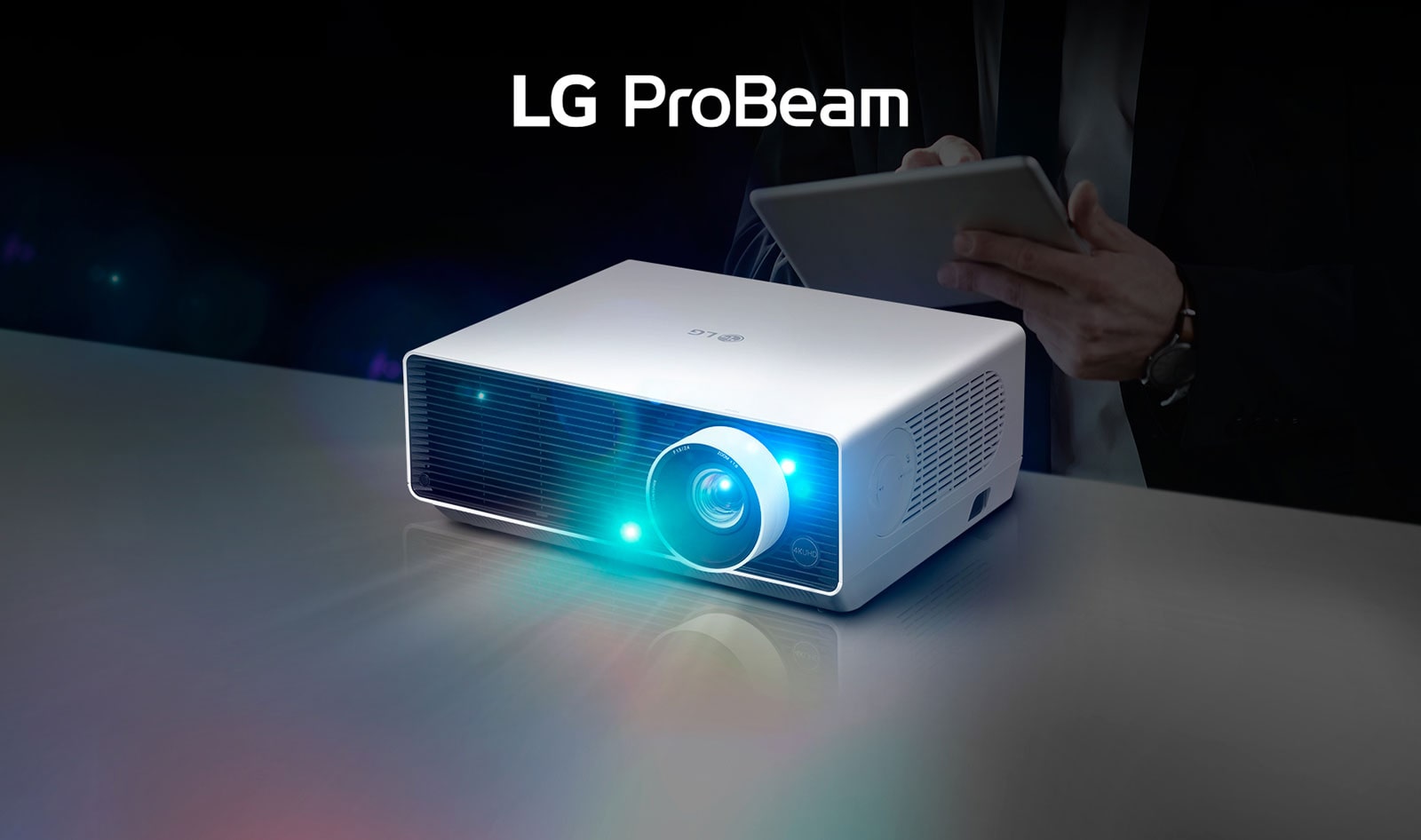 LG ProBeam projector.