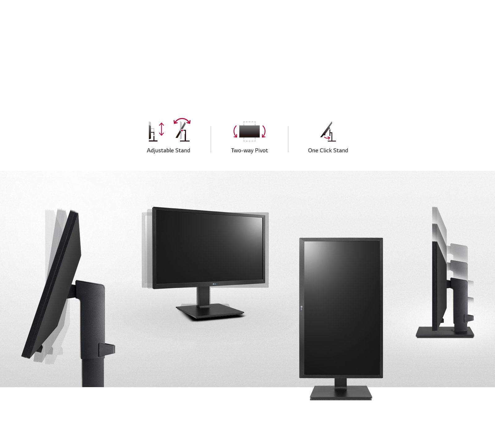 LG 22 Inch Full HD Monitor Onscreen Control 16 by 9 Screen | LG UAE