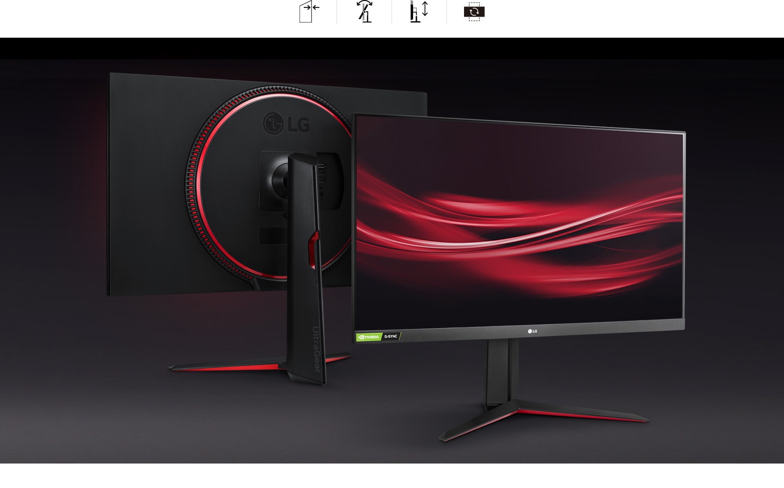 LG UltraGear Gaming Monitor 32 Inch With Adjustable Stand | LG UAE