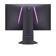 LG 32'' UltraGear™ Dual-Mode OLED gaming monitor | 4K UHD, Pixel Sound, Rear view with lights on, 32GS95UE-B, thumbnail 14