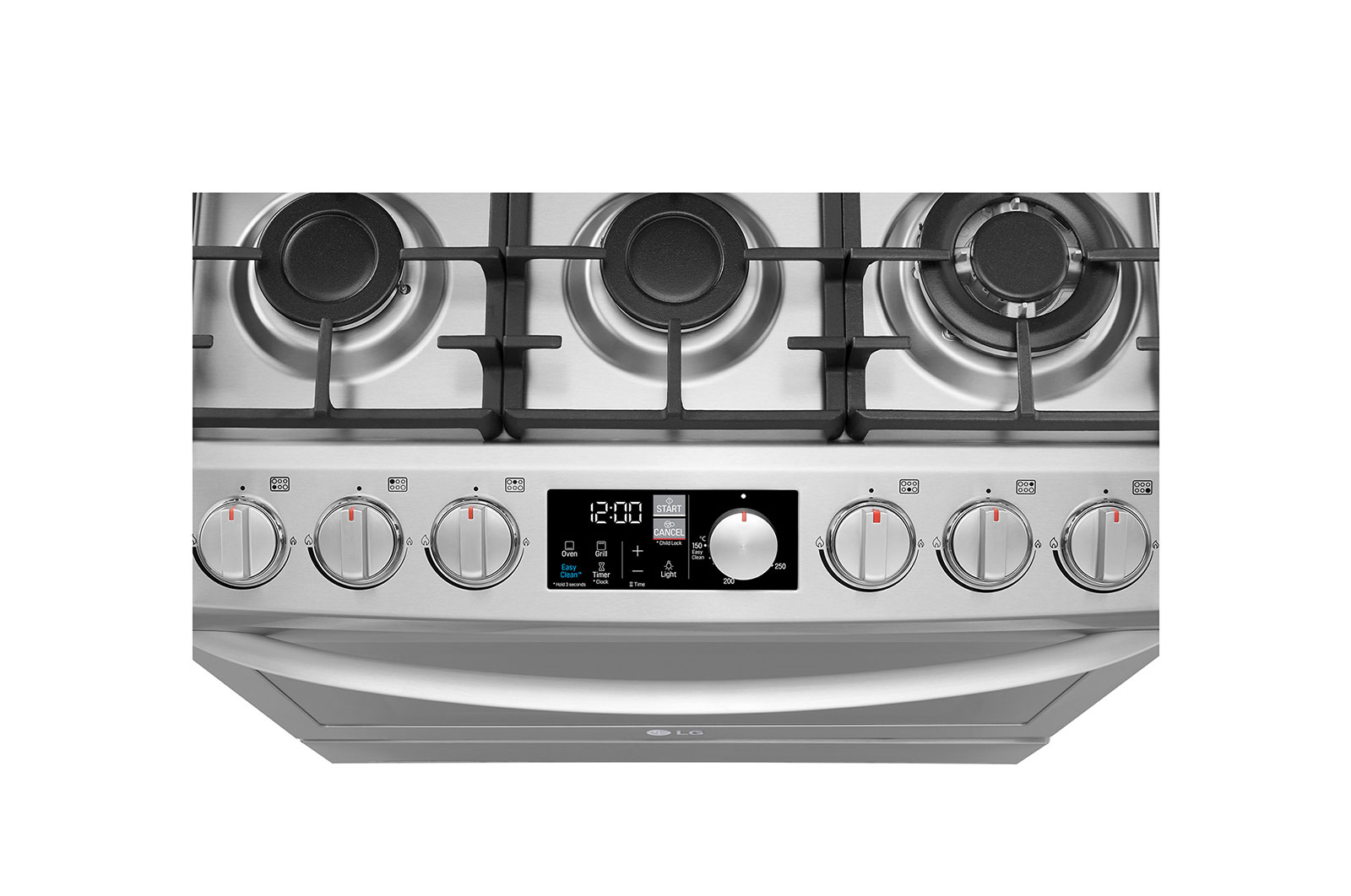 Lg Gas Cooker 156 Litre Capacity 6 Burners Dual Heating