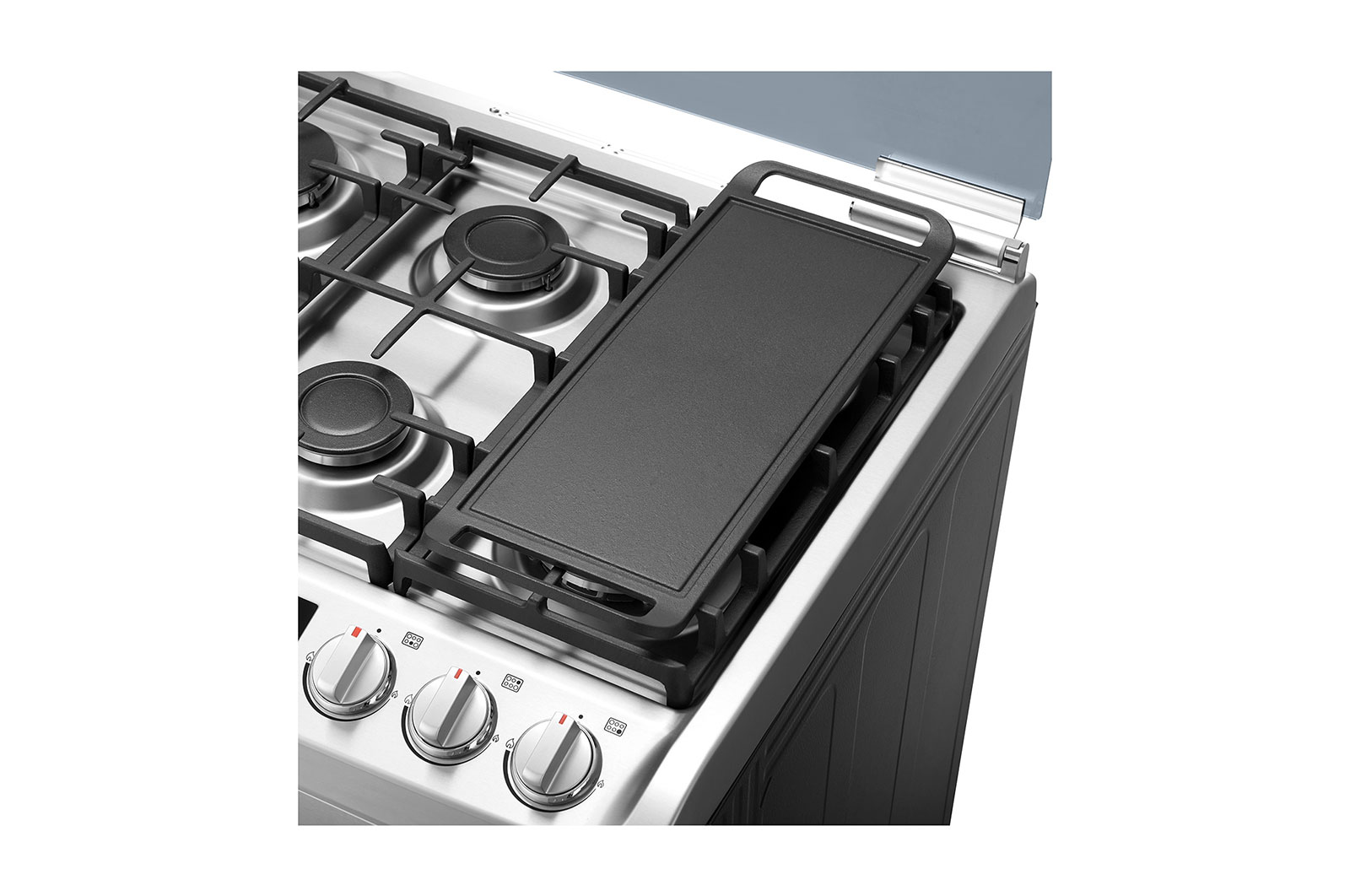 Lg Gas Cooker 156 Litre Capacity 6 Burners Dual Heating