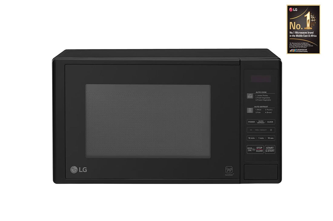 LG Small Microwave, 700W Power, 20L, Front view, MS2042DB