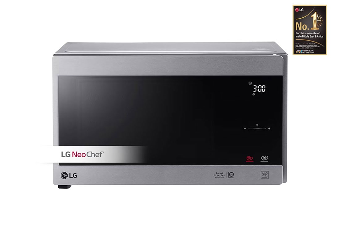 LG Microwave oven Solo LG-MS2595CIS with Smart Inverter technology, 25 liters, front view, MS2595CIS