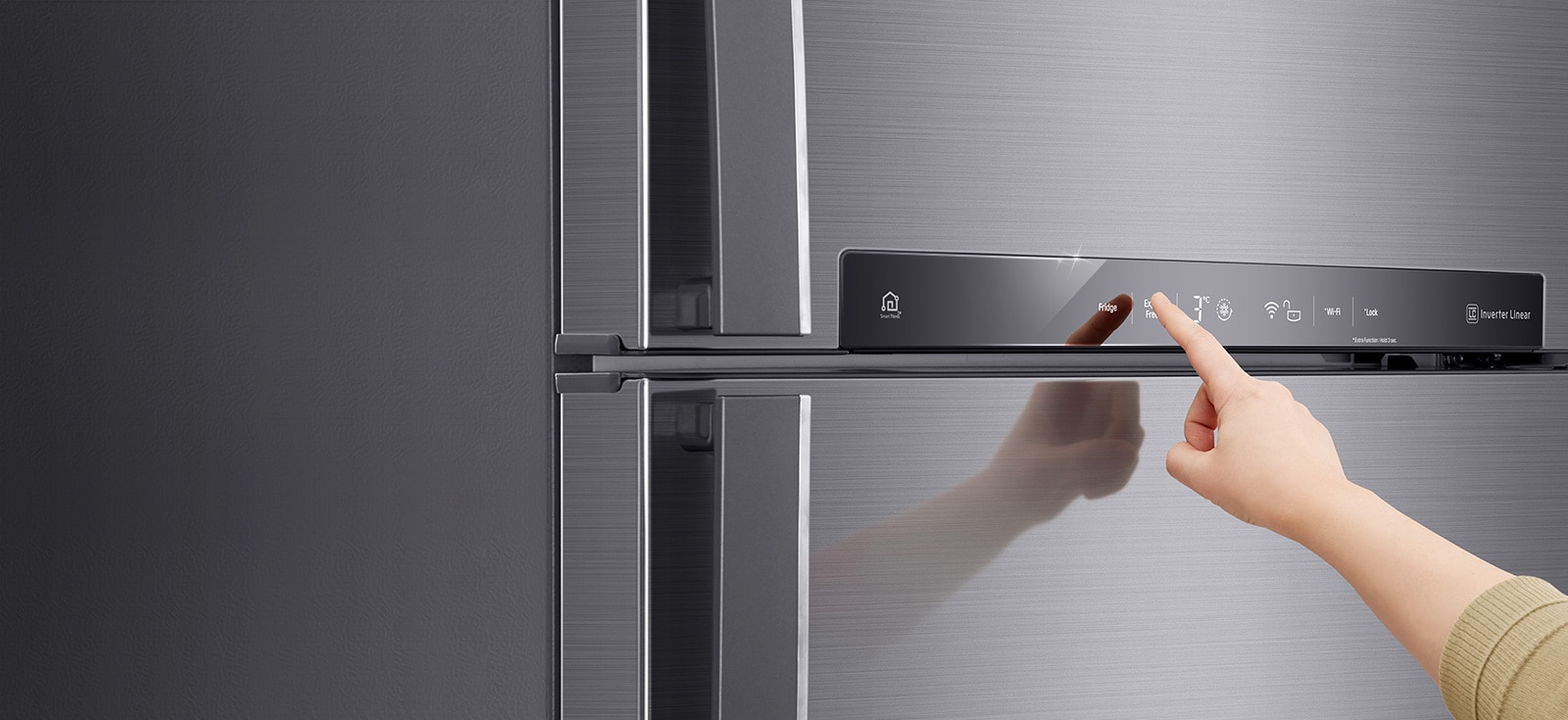 LG 333L Double Door Refrigerator GNB402SLCB