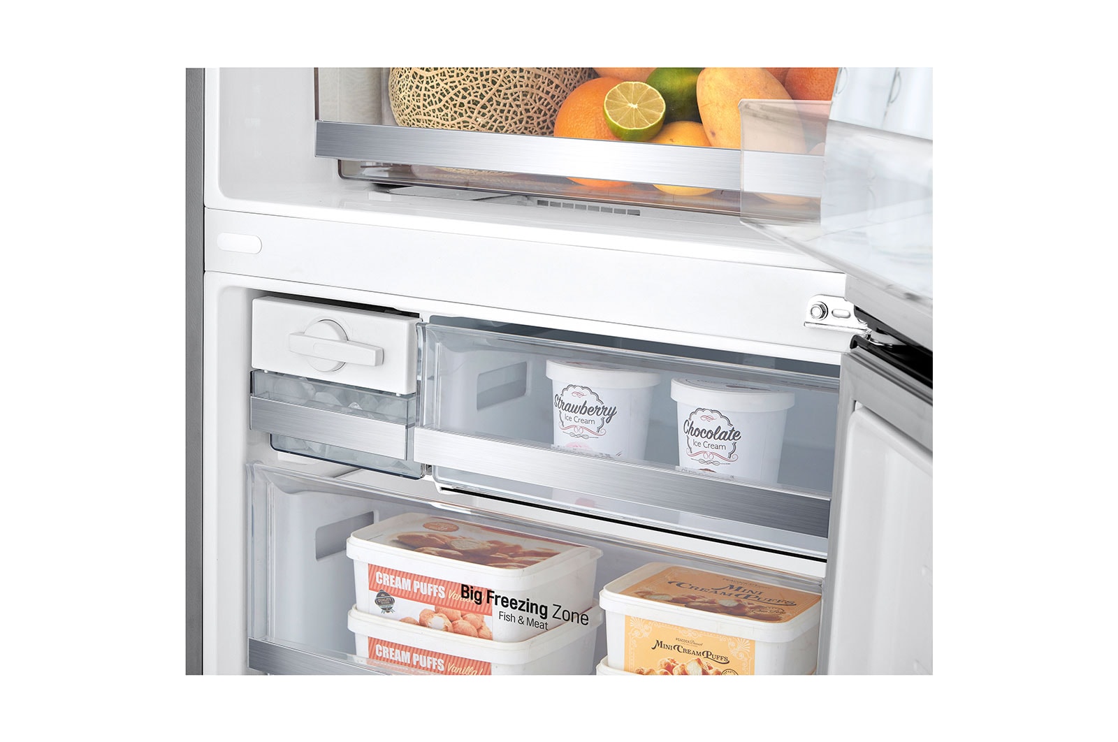 LG Bottom Mount Refrigerator, Inverter Linear Compressor, Multi AirFlow, Smart Diagnosis™ LG UAE