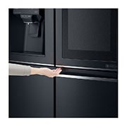 Lg Slim French Door Refrigertor Matte Black Stainless Steel Instaview Door In Door Hygiene Fresh Thinq Lg Uae