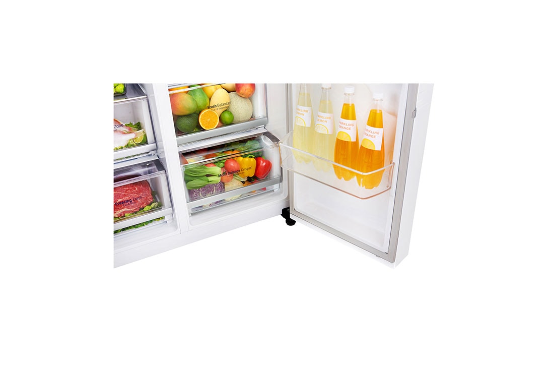 Lg Side By Side Refrigerator Instaview Door In Door Hygiene Fresh Thinq Lg Uae