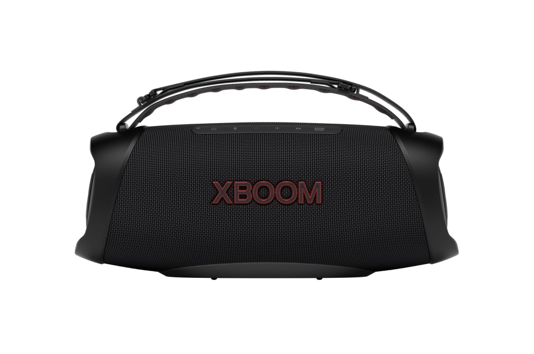 LG XBOOM Go XG8T with 8-inch woofer & 3-inch tweeters, 60W Output, 2024, Front 30 degree view, XG8T