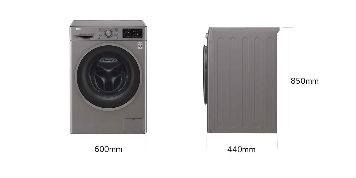 Lg washer dryer combo shop dimensions