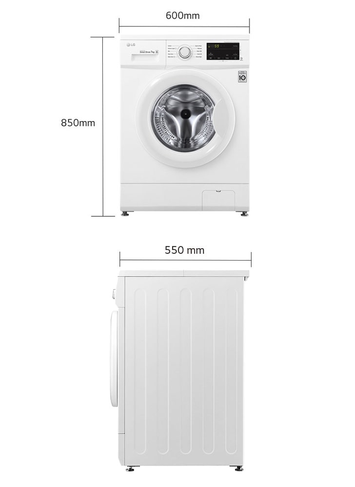 Lg Front Load Washer 7 Kg 6 Motion Direct Drive Smart Diagnosis Lg Uae