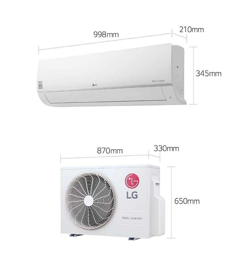 Lg dual cool inverter ac 1.5 ton 5 hot sale star